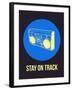 Stay on Track Boombox 2-NaxArt-Framed Art Print