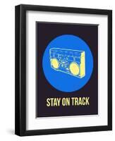 Stay on Track Boombox 2-NaxArt-Framed Art Print