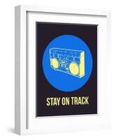 Stay on Track Boombox 2-NaxArt-Framed Art Print