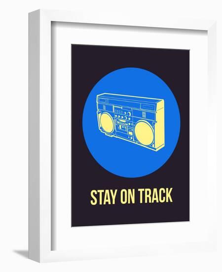 Stay on Track Boombox 2-NaxArt-Framed Art Print