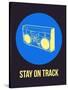 Stay on Track Boombox 2-NaxArt-Stretched Canvas