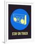 Stay on Track Boombox 2-NaxArt-Framed Art Print