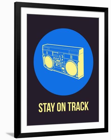 Stay on Track Boombox 2-NaxArt-Framed Art Print