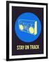 Stay on Track Boombox 2-NaxArt-Framed Art Print