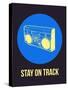 Stay on Track Boombox 2-NaxArt-Stretched Canvas