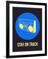 Stay on Track Boombox 2-NaxArt-Framed Art Print