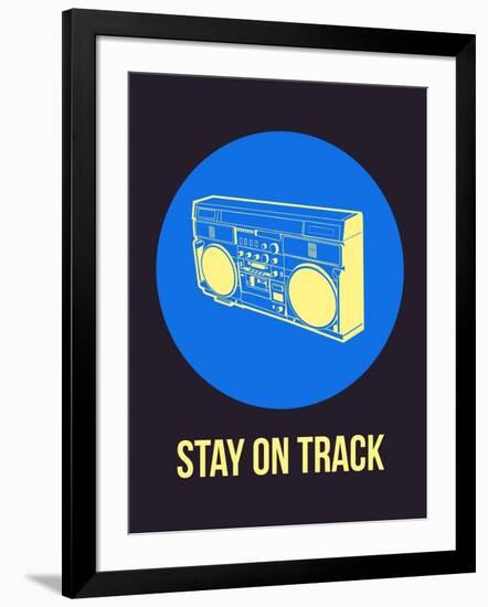 Stay on Track Boombox 2-NaxArt-Framed Art Print