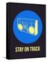 Stay on Track Boombox 2-NaxArt-Framed Stretched Canvas