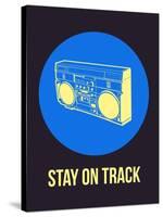 Stay on Track Boombox 2-NaxArt-Stretched Canvas