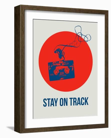 Stay on Track Circle 1-NaxArt-Framed Art Print