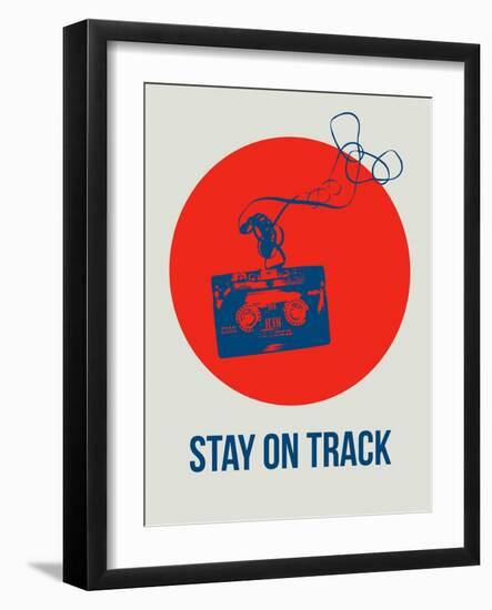 Stay on Track Circle 1-NaxArt-Framed Art Print