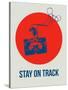 Stay on Track Circle 1-NaxArt-Stretched Canvas
