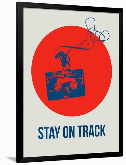 Stay on Track Circle 1-NaxArt-Framed Art Print