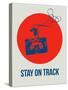 Stay on Track Circle 1-NaxArt-Stretched Canvas