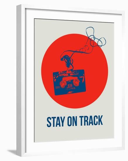 Stay on Track Circle 1-NaxArt-Framed Art Print