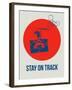 Stay on Track Circle 1-NaxArt-Framed Art Print