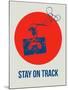 Stay on Track Circle 1-NaxArt-Mounted Art Print