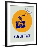 Stay on Track Circle 2-NaxArt-Framed Art Print