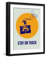 Stay on Track Circle 2-NaxArt-Framed Art Print