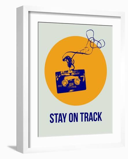 Stay on Track Circle 2-NaxArt-Framed Art Print