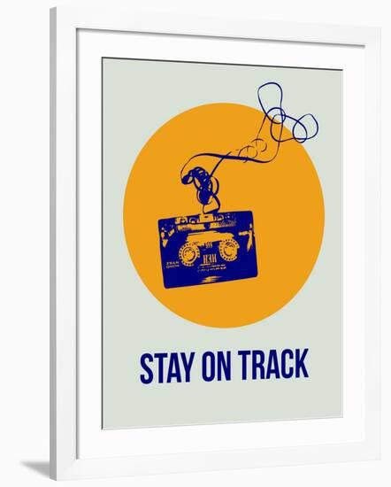 Stay on Track Circle 2-NaxArt-Framed Art Print