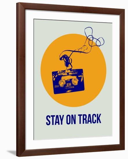 Stay on Track Circle 2-NaxArt-Framed Art Print