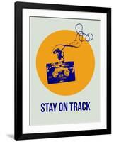 Stay on Track Circle 2-NaxArt-Framed Art Print