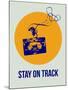 Stay on Track Circle 2-NaxArt-Mounted Art Print
