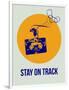 Stay on Track Circle 2-NaxArt-Framed Art Print