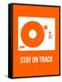 Stay on Track Orange-NaxArt-Framed Stretched Canvas