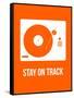 Stay on Track Orange-NaxArt-Framed Stretched Canvas