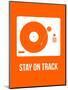 Stay on Track Orange-NaxArt-Mounted Art Print