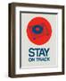 Stay on Track Record Player 1-NaxArt-Framed Art Print