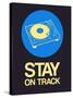 Stay on Track Record Player 2-NaxArt-Stretched Canvas