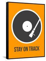 Stay on Track Vinyl 1-NaxArt-Framed Stretched Canvas