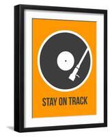 Stay on Track Vinyl 1-NaxArt-Framed Art Print