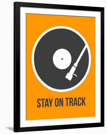 Stay on Track Vinyl 1-NaxArt-Framed Art Print