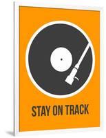 Stay on Track Vinyl 1-NaxArt-Framed Art Print