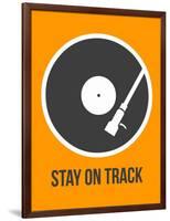 Stay on Track Vinyl 1-NaxArt-Framed Art Print