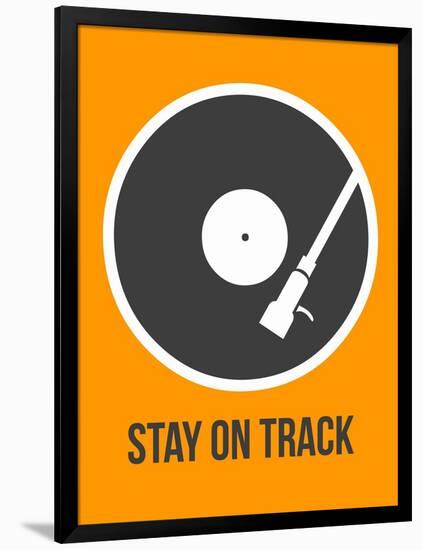 Stay on Track Vinyl 1-NaxArt-Framed Art Print