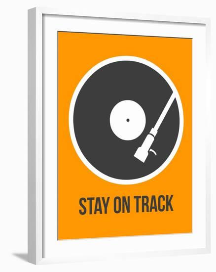 Stay on Track Vinyl 1-NaxArt-Framed Art Print