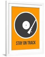 Stay on Track Vinyl 1-NaxArt-Framed Art Print