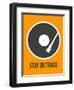 Stay on Track Vinyl 1-NaxArt-Framed Premium Giclee Print