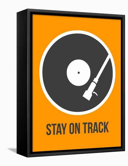 Stay on Track Vinyl 1-NaxArt-Framed Stretched Canvas