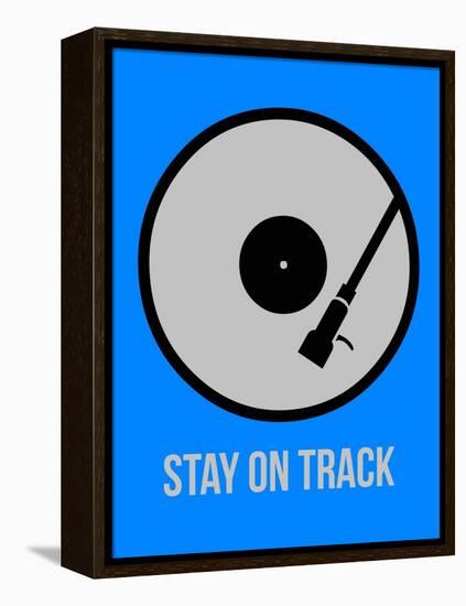 Stay on Track Vinyl 2-NaxArt-Framed Stretched Canvas