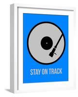 Stay on Track Vinyl 2-NaxArt-Framed Art Print