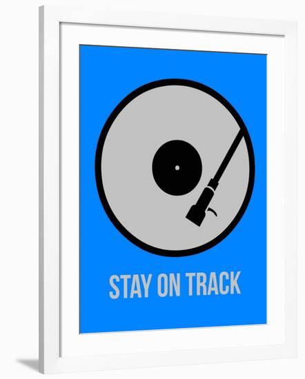 Stay on Track Vinyl 2-NaxArt-Framed Art Print