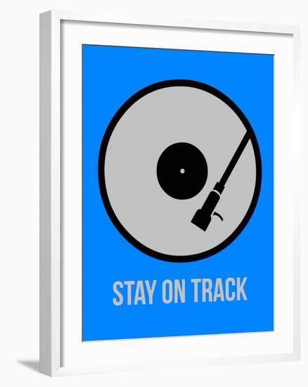 Stay on Track Vinyl 2-NaxArt-Framed Art Print