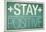 Stay Positive-null-Mounted Poster