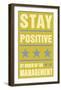 Stay Positive-John Golden-Framed Art Print